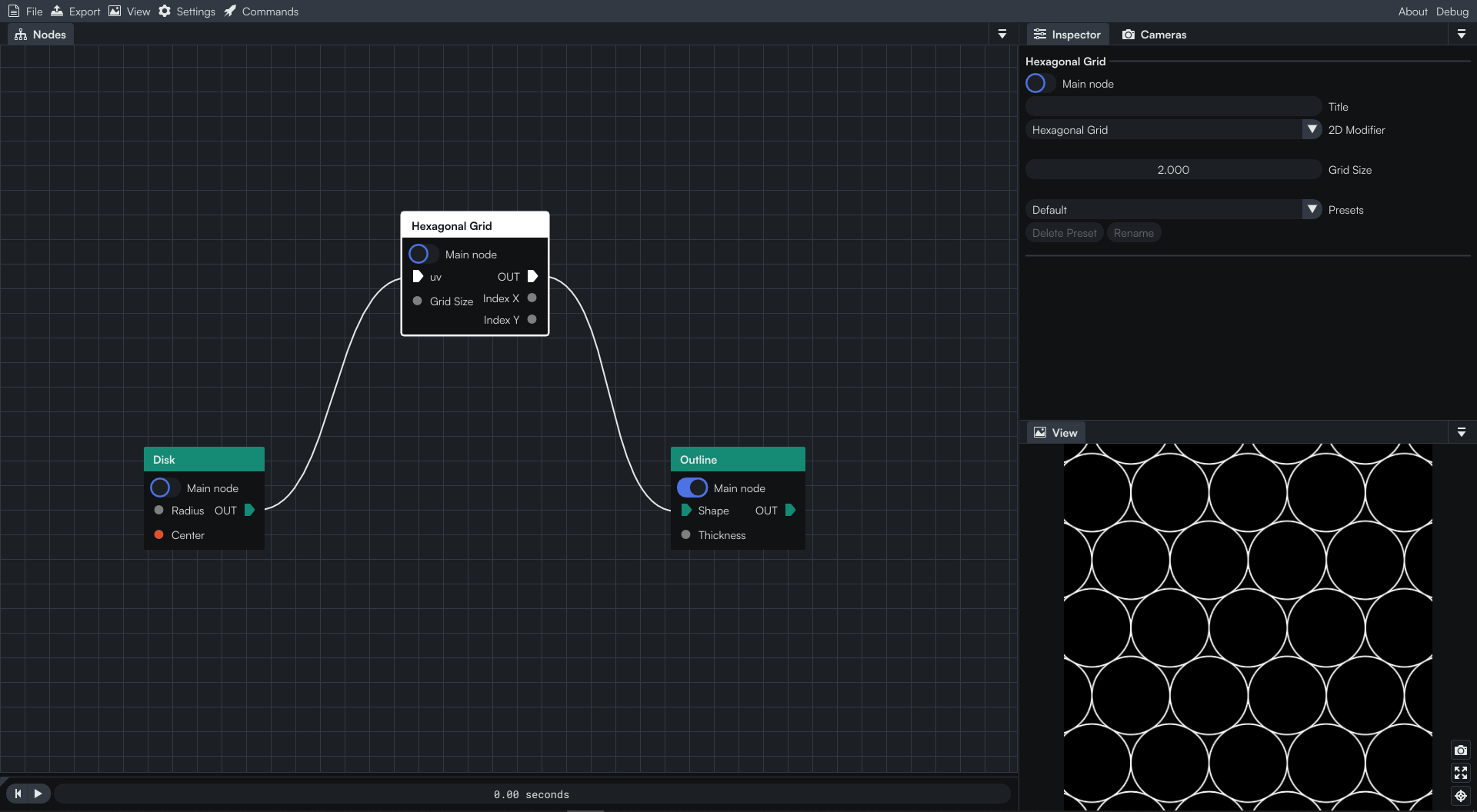 Shape->2D->Shaoe Modifier