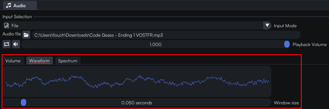 feature waveform